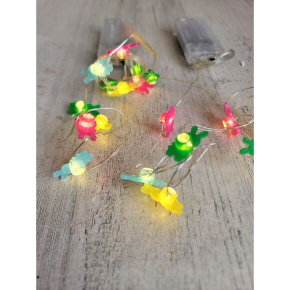 Easter string light mini bunny set spring decor home - Picture 2 of 6